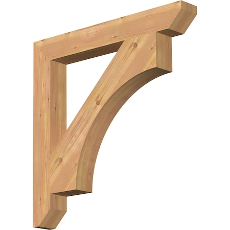 Ekena Millwork Westlake Slat Smooth Bracket, Western Red Cedar, 3 1/2"W x 28"D x 28"H BKT04X28X28WTL06SWR